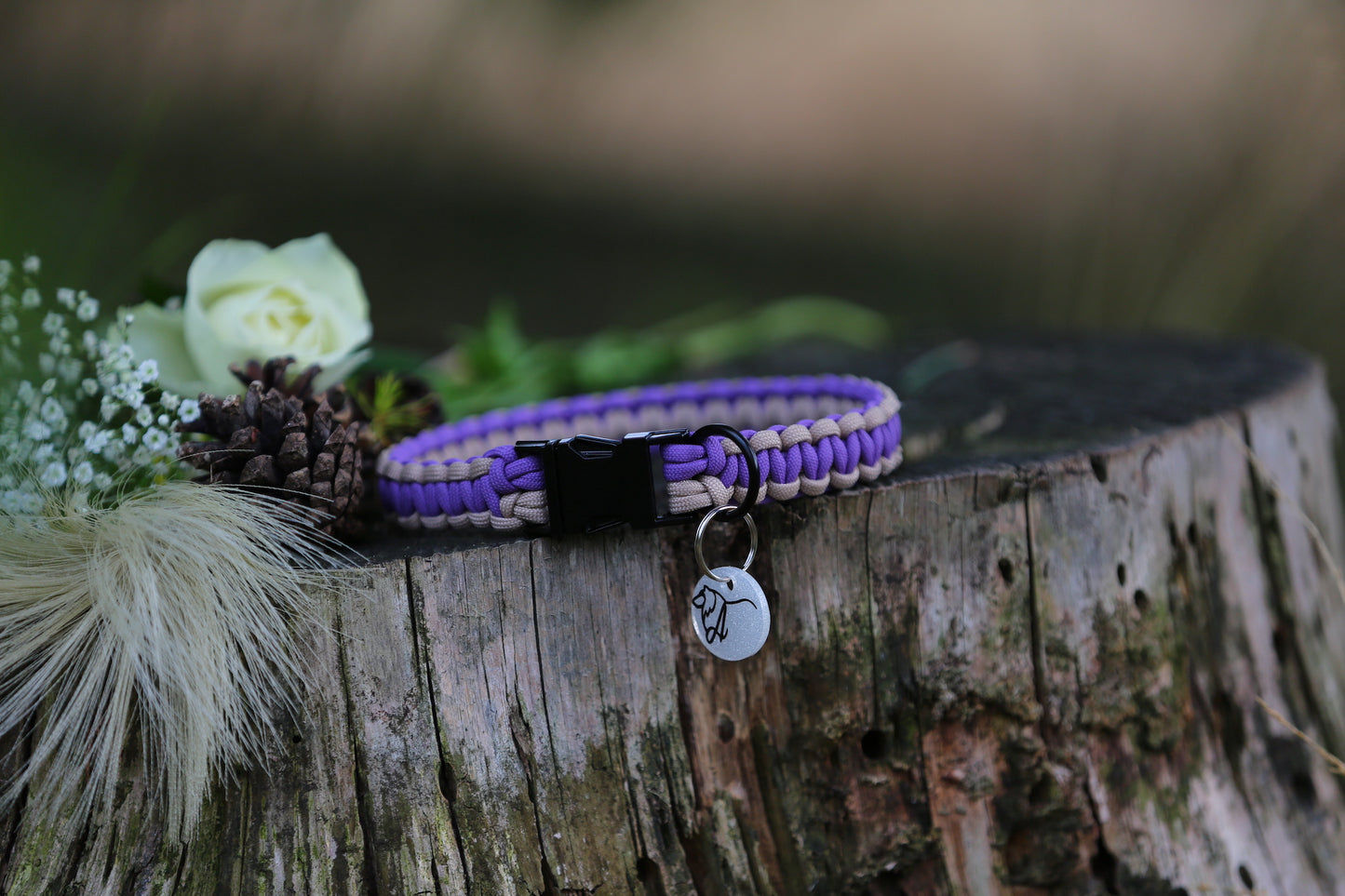 Individuelles Halsband "Atlanta" aus Paracord