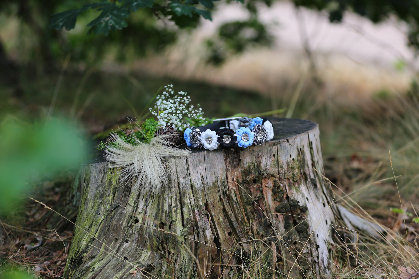 Individuelles Halsband "Daisy" aus Paracord